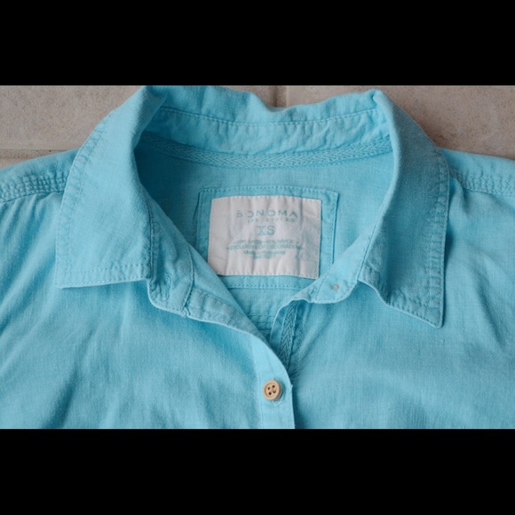 Blue Sonoma Button Up - Picture 3 of 3